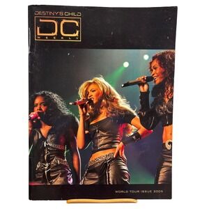 Destiny's Child World Tour Issue 2005 DC Weekly Program Beyonce Kelly Michelle